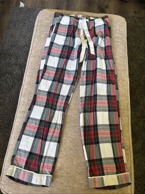 Victoria's Secret Red, Green & White Plaid Pajama Pants